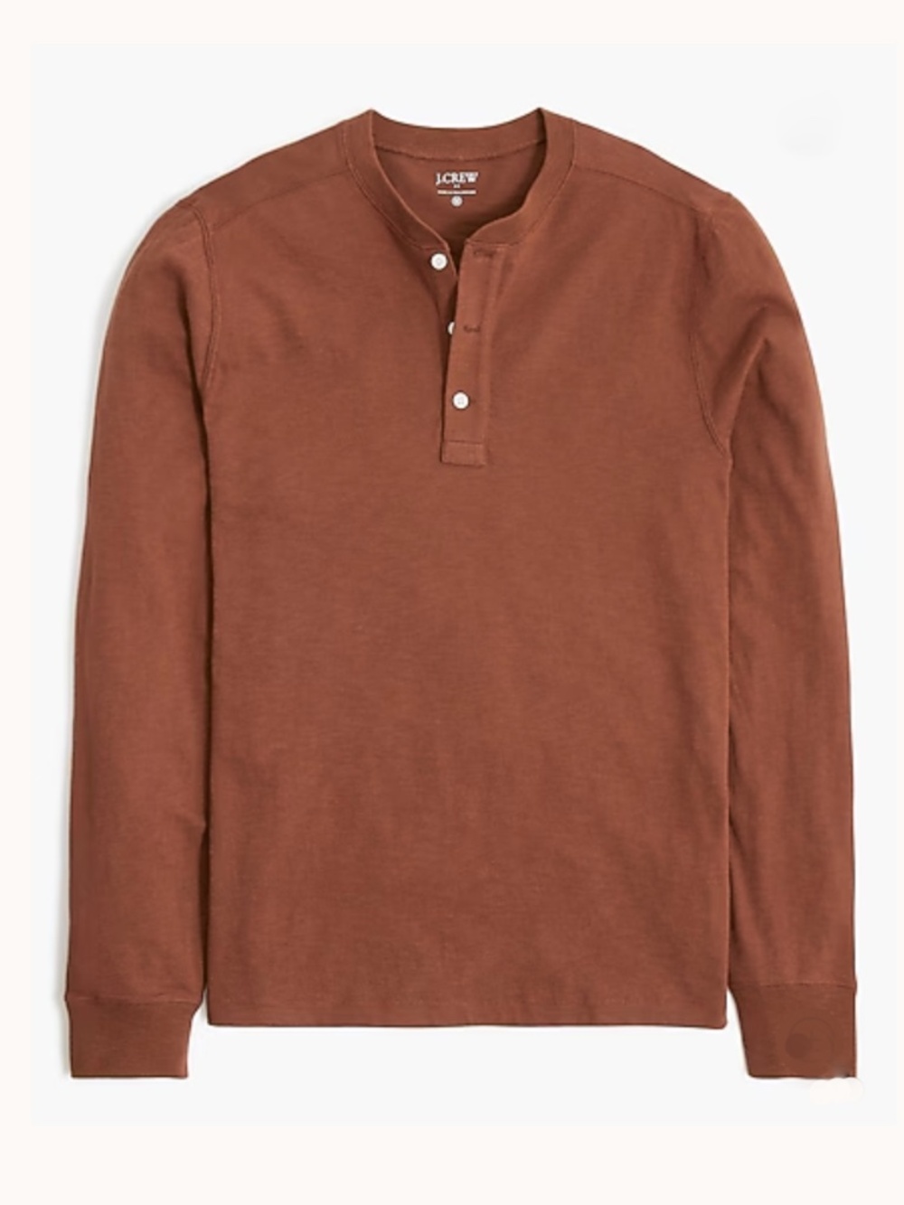 J Crew Factory Long-sleeve henley in slub cotton in XL